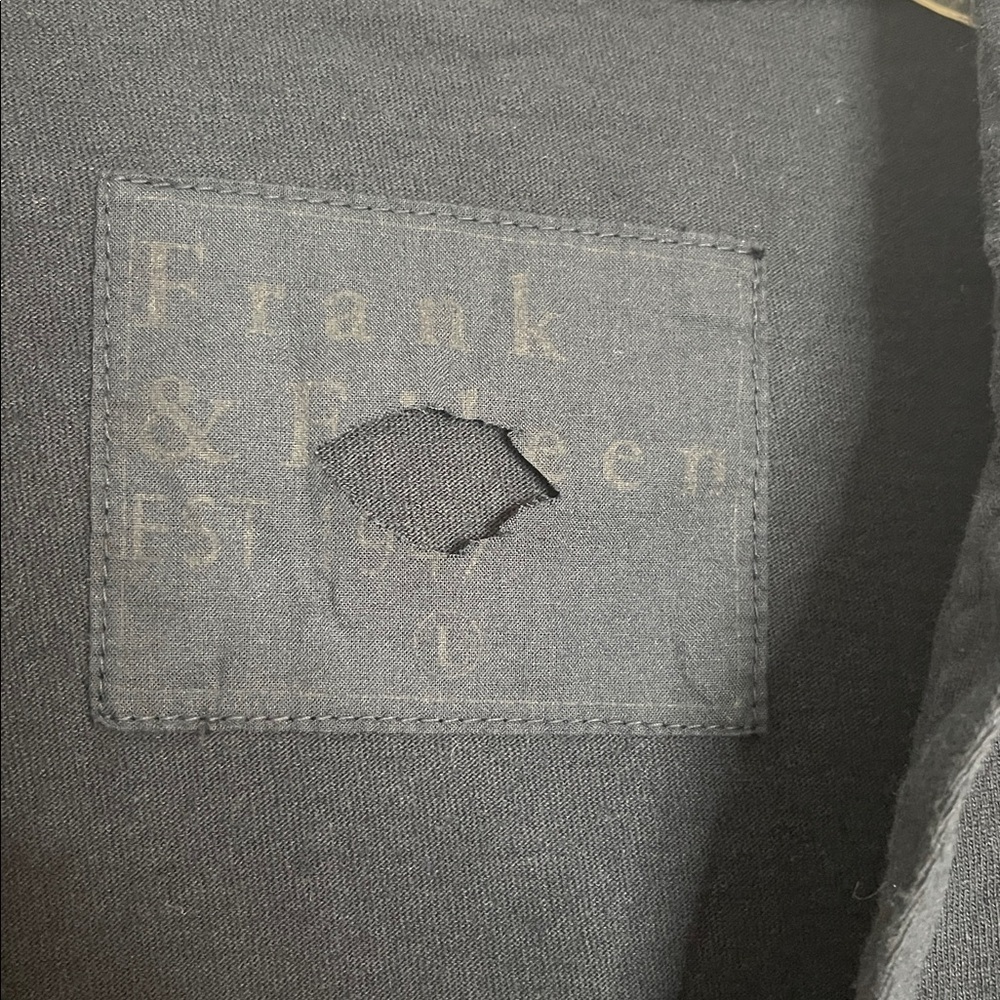 New Frank & Eileen Lauren Polo Dress in Dark Black Size Large - Picture 4 of 7